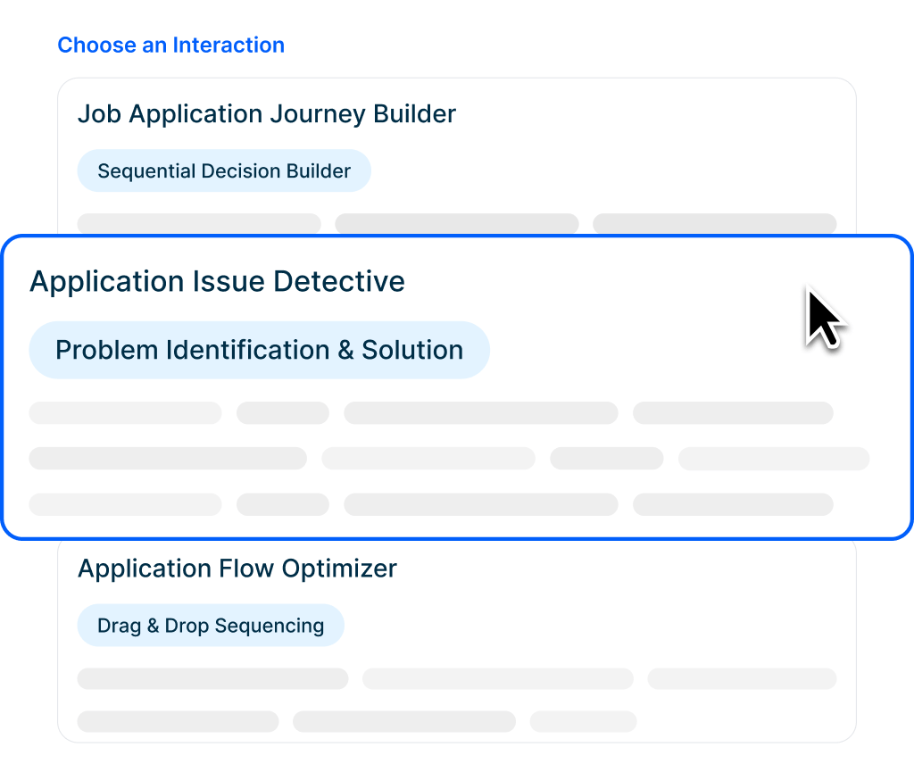 IA generando sugerencias de interacción contextuales como un constructor de itinerarios, un detective de problemas y un optimizador de flujos.