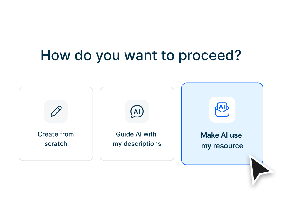 Empezar poco a poco con minicursos para validar ideas de curso rápidamente.