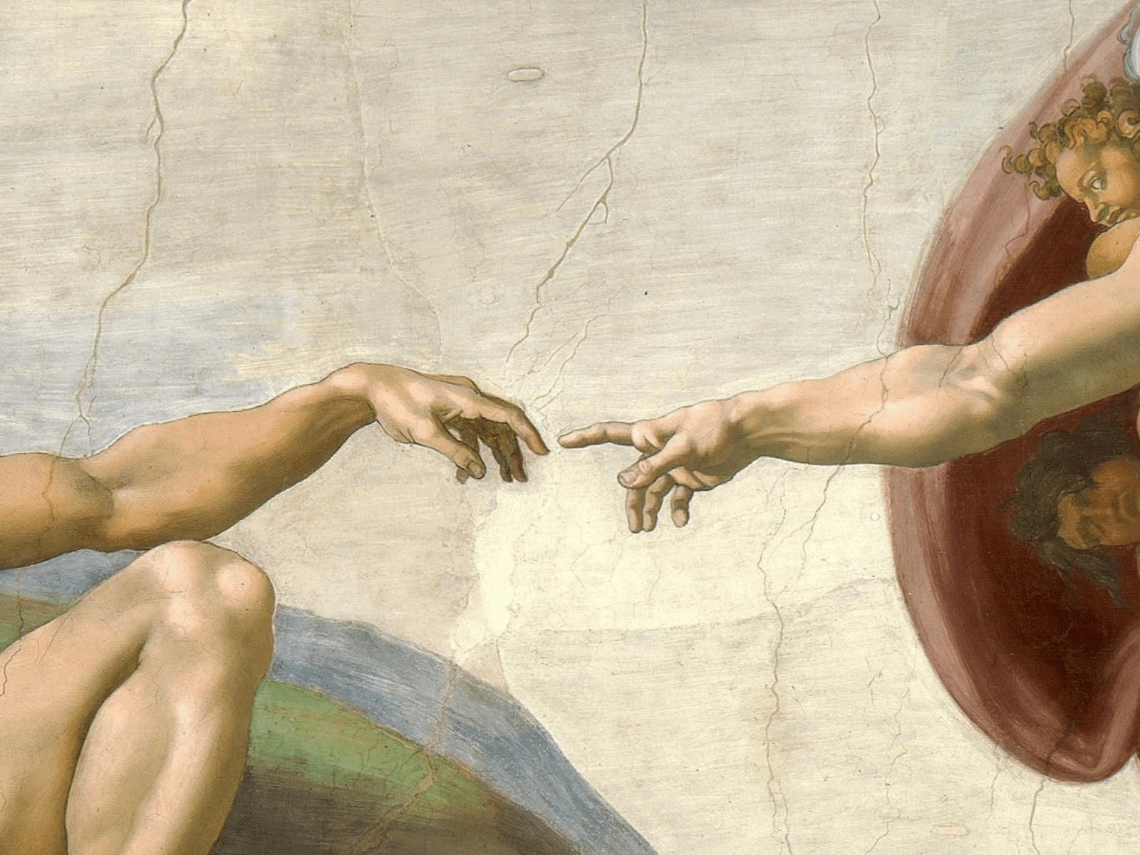 Сильно тянут руки. Микеланджело Буонарроти. «Сотворение Адама» (1511). Сотворение Адама картина Микеланджело. Микеланджело Буонарроти картина две руки.