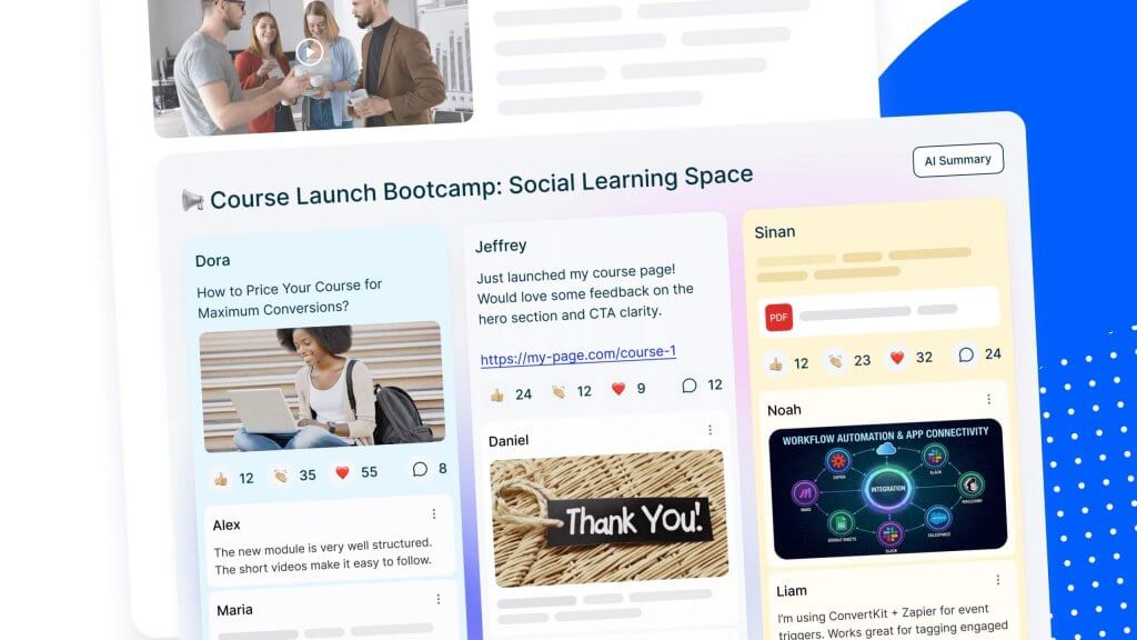 Promo Image for the Community boards for social learning